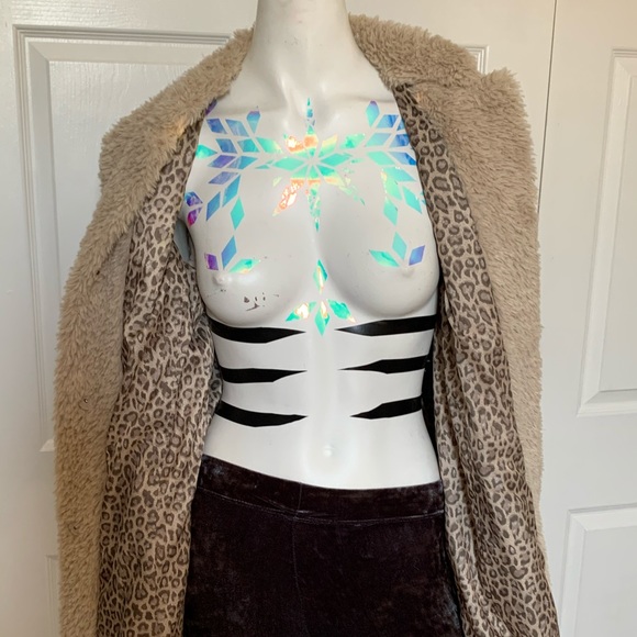 Long teddy coat - Picture 3 of 4